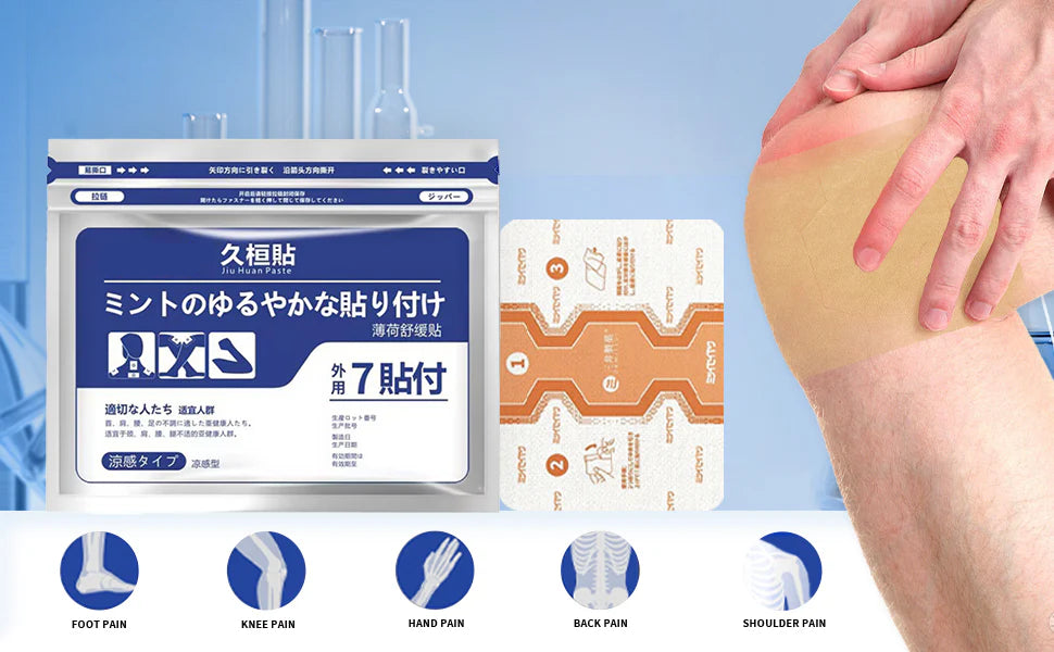 π₯ Japan's Top-Selling Items in 2025| Back Pain Patch Pain Relief Patches for Knee, Neck, Shoulder & Joint Pain, Muscle Soreness, Arthritis Relief